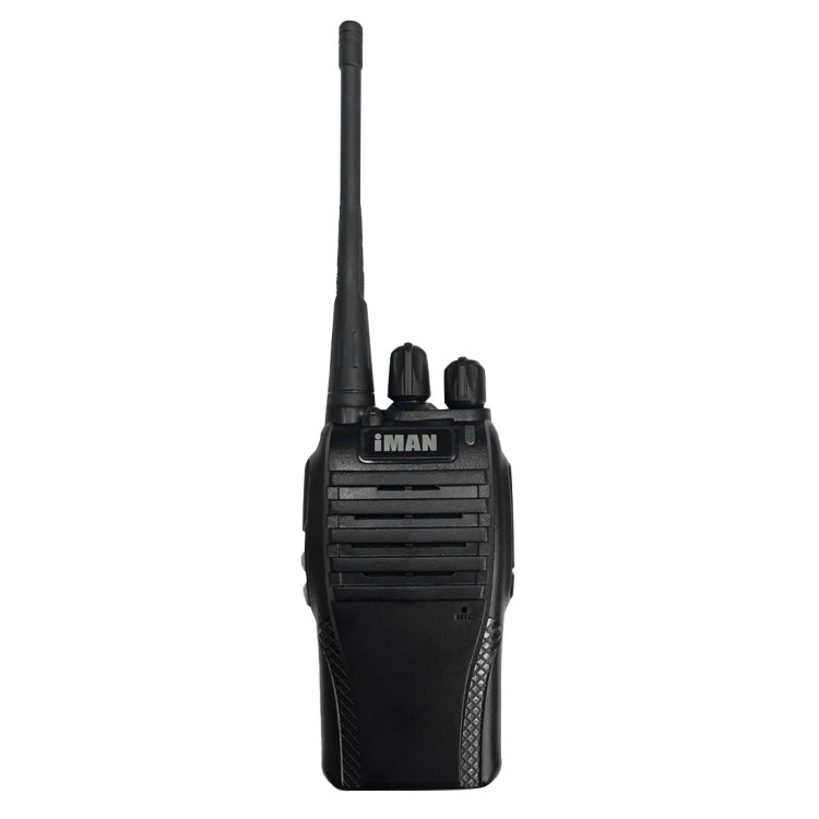 iMAN WT02 Professional Handheld Two-way Radio Walkie Talkie UHF 400-470MHz 5W 16CH, Talk Distance: 3km~4km(Black)