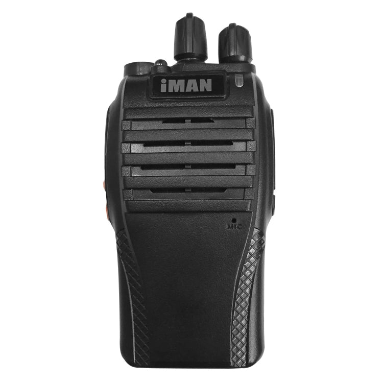 iMAN WT02 Professional Handheld Two-way Radio Walkie Talkie UHF 400-470MHz 5W 16CH, Talk Distance: 3km~4km(Black)