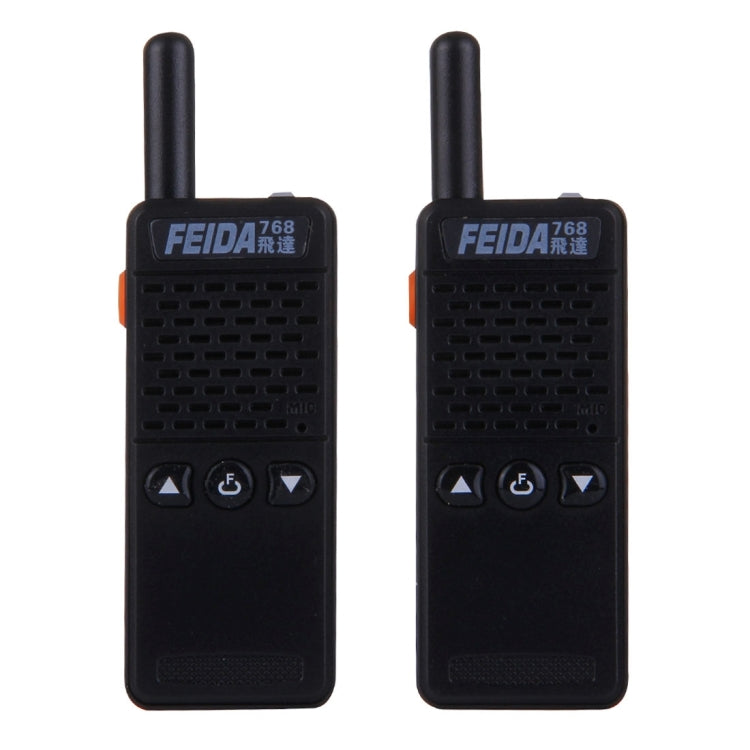 2 PCS Mini 2.5W 16CH Professional Handheld Two-way Radio Walkie Talkie with Belt Clip, Talk Distance: 1km