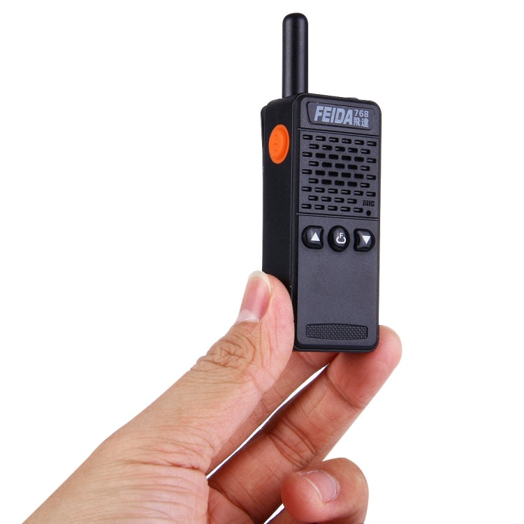 2 PCS Mini 2.5W 16CH Professional Handheld Two-way Radio Walkie Talkie with Belt Clip, Talk Distance: 1km
