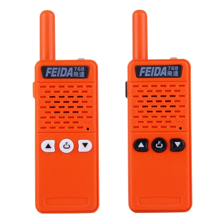 2 PCS Mini 2.5W 16CH Professional Handheld Two-way Radio Walkie Talkie with Belt Clip, Talk Distance: 1km