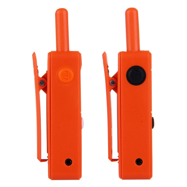 2 PCS Mini 2.5W 16CH Professional Handheld Two-way Radio Walkie Talkie with Belt Clip, Talk Distance: 1km