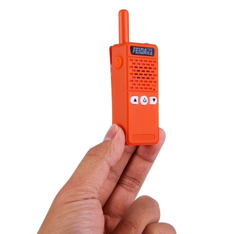 2 PCS Mini 2.5W 16CH Professional Handheld Two-way Radio Walkie Talkie with Belt Clip, Talk Distance: 1km