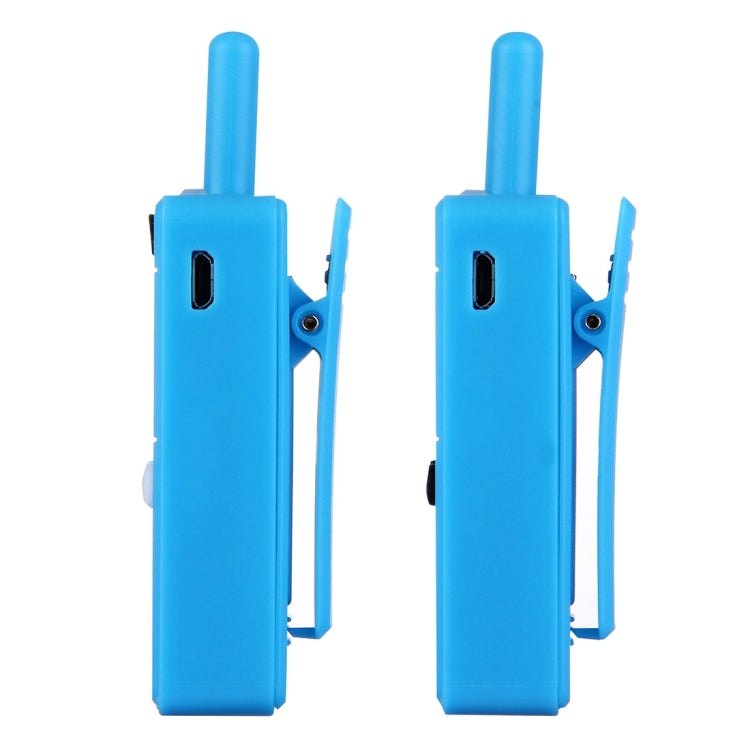 2 PCS Mini 2.5W 16CH Professional Handheld Two-way Radio Walkie Talkie with Belt Clip, Talk Distance: 1km