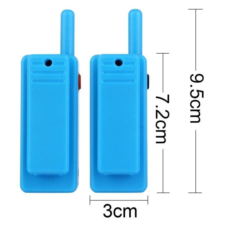 2 PCS Mini 2.5W 16CH Professional Handheld Two-way Radio Walkie Talkie with Belt Clip, Talk Distance: 1km