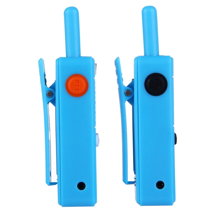 2 PCS Mini 2.5W 16CH Professional Handheld Two-way Radio Walkie Talkie with Belt Clip, Talk Distance: 1km
