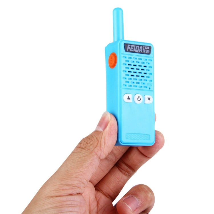 2 PCS Mini 2.5W 16CH Professional Handheld Two-way Radio Walkie Talkie with Belt Clip, Talk Distance: 1km