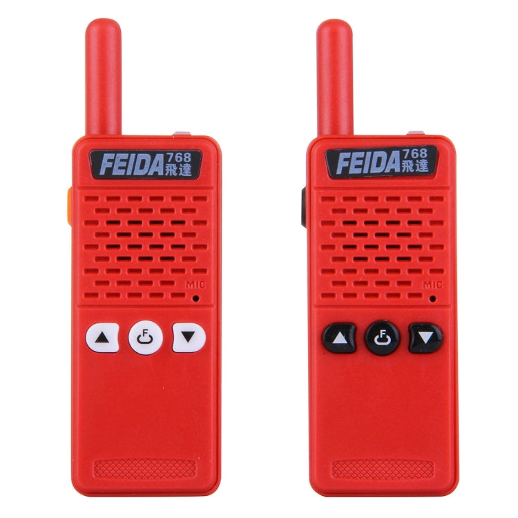 2 PCS Mini 2.5W 16CH Professional Handheld Two-way Radio Walkie Talkie with Belt Clip, Talk Distance: 1km