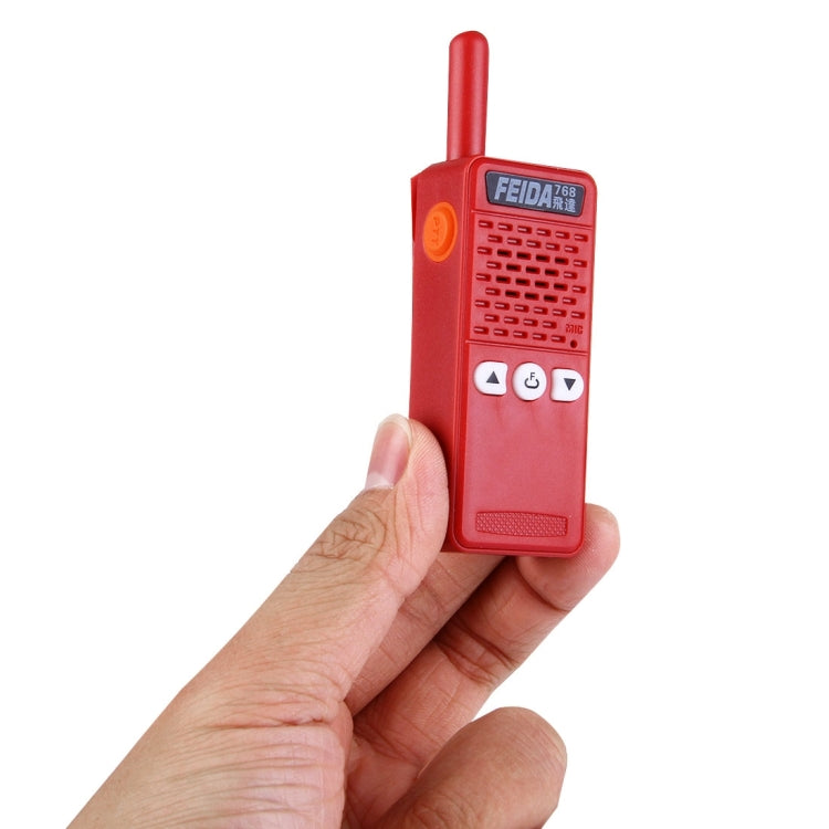 2 PCS Mini 2.5W 16CH Professional Handheld Two-way Radio Walkie Talkie with Belt Clip, Talk Distance: 1km