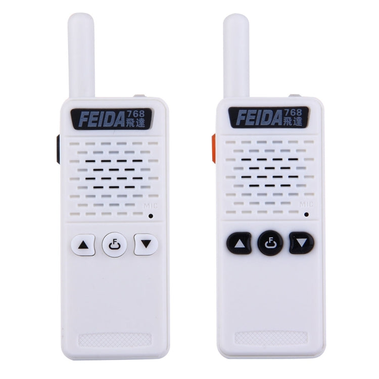 2 PCS Mini 2.5W 16CH Professional Handheld Two-way Radio Walkie Talkie with Belt Clip, Talk Distance: 1km