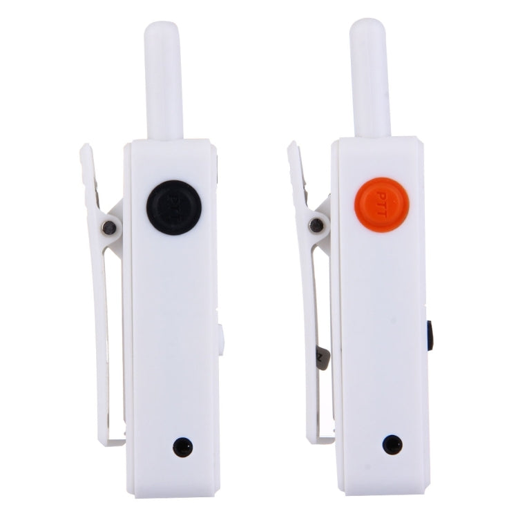 2 PCS Mini 2.5W 16CH Professional Handheld Two-way Radio Walkie Talkie with Belt Clip, Talk Distance: 1km