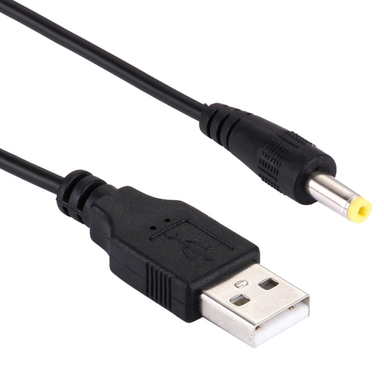 1A USB 2.0 Male to DC 4.0 x 1.7mm Male Retractable Coiled Power Cable for HP Laptop, Coiled Cable Stretches to 1.5m