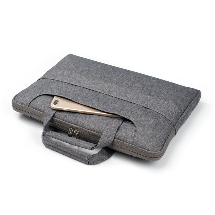 Portable One Shoulder Handheld Zipper Laptop Bag, For 11.6 inch and Below Macbook, Samsung, Lenovo, Sony, DELL Alienware, CHUWI, ASUS, HP