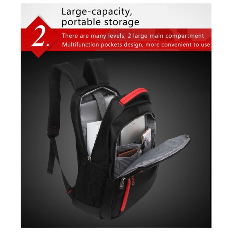 INDEPMAN DL-B014 Fashion 15 inch - 17 inch Nylon Laptop Notebook Computer Bag Backpack Shoulders Bag with Adjustable S-shaped Shoulder Strap for Men and Women, Size: 34 x 48 x 14 cm