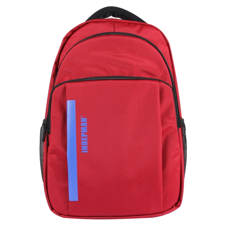 INDEPMAN DL-B014 Fashion 15 inch - 17 inch Nylon Laptop Notebook Computer Bag Backpack Shoulders Bag with Adjustable S-shaped Shoulder Strap for Men and Women, Size: 34 x 48 x 14 cm