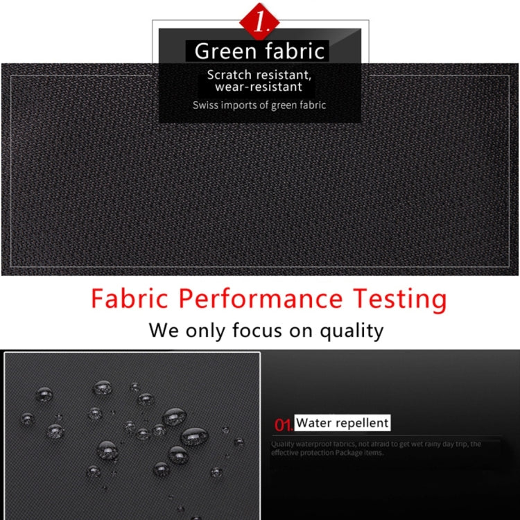 INDEPMAN DL-B015A Fashion Business Style 15 inch Nylon Laptop Notebook Computer Bag Backpack Shoulders Bag with Adjustable S-shaped Shoulder Strap for Men and Women, Size: 33 x 48 x 14 cm