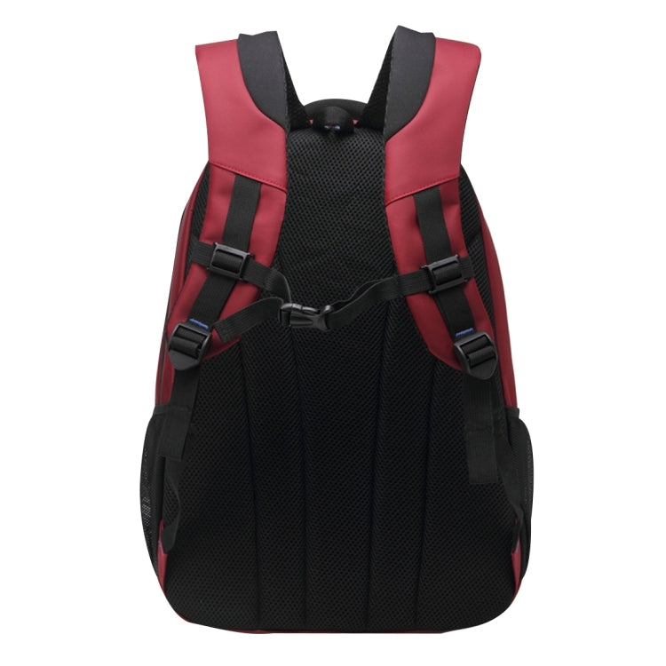 INDEPMAN DL-B015A Fashion Business Style 15 inch Nylon Laptop Notebook Computer Bag Backpack Shoulders Bag with Adjustable S-shaped Shoulder Strap for Men and Women, Size: 33 x 48 x 14 cm