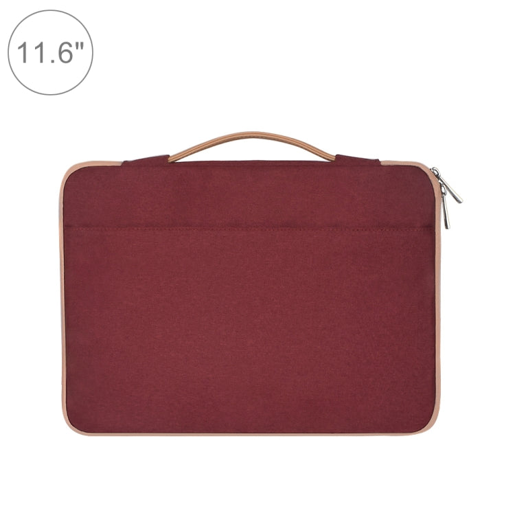 11.6 inch Fashion Casual Polyester + Nylon Laptop Handbag Briefcase Notebook Cover Case, For Macbook, Samsung, Lenovo, Xiaomi, Sony, DELL, CHUWI, ASUS, HP