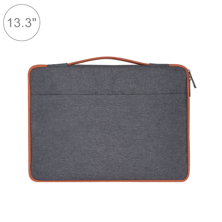 13.3 inch Fashion Casual Polyester + Nylon Laptop Handbag Briefcase Notebook Cover Case, For Macbook, Samsung, Lenovo, Xiaomi, Sony, DELL, CHUWI, ASUS, HP