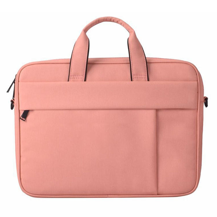 DJ03 Waterproof Anti-scratch Anti-theft One-shoulder Handbag for 15.6 inch Laptops, with Suitcase Belt