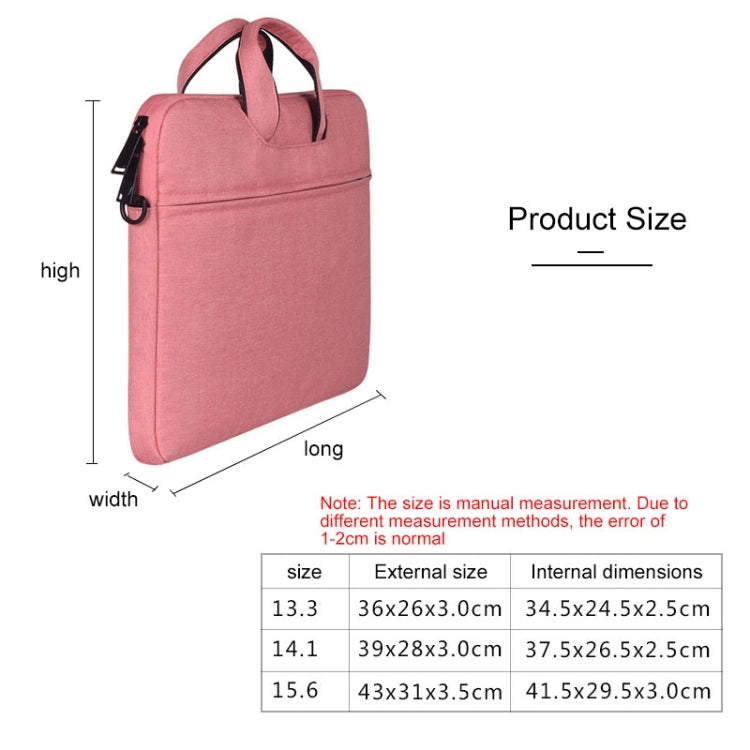 ST01S Waterproof Oxford Cloth Hidden Portable Strap One-shoulder Handbag for 13.3 inch Laptops