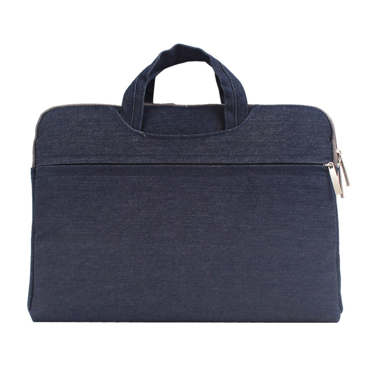 15 inch Portable Handheld Laptop Bag for Laptop(Dark Blue)