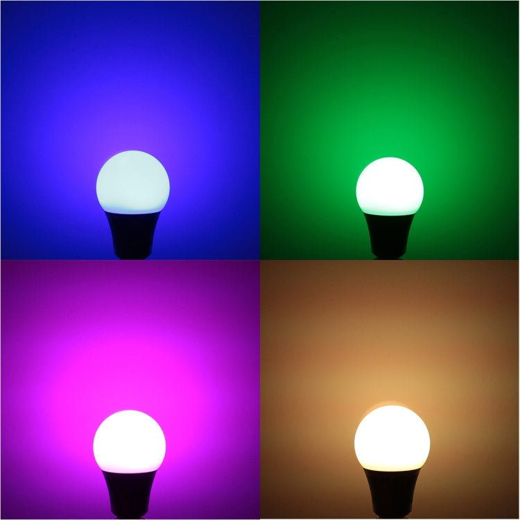E14 5W 350-370LM LED Smart Light Bulb, RGBW Color Light, with 2.4GHz Remote Control