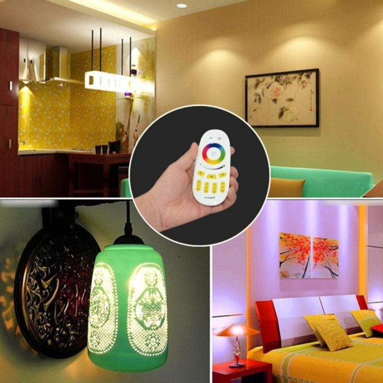 E27 6W 400-450LM LED Smart Light Bulb, RGB Color Light, with 2.4GHz Remote Control