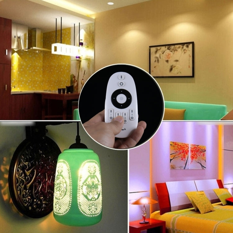 milight E27 6W 400-450LM LED Smart Light Bulb, White Light + Warm White Light, with 2.4GHz Remote Control
