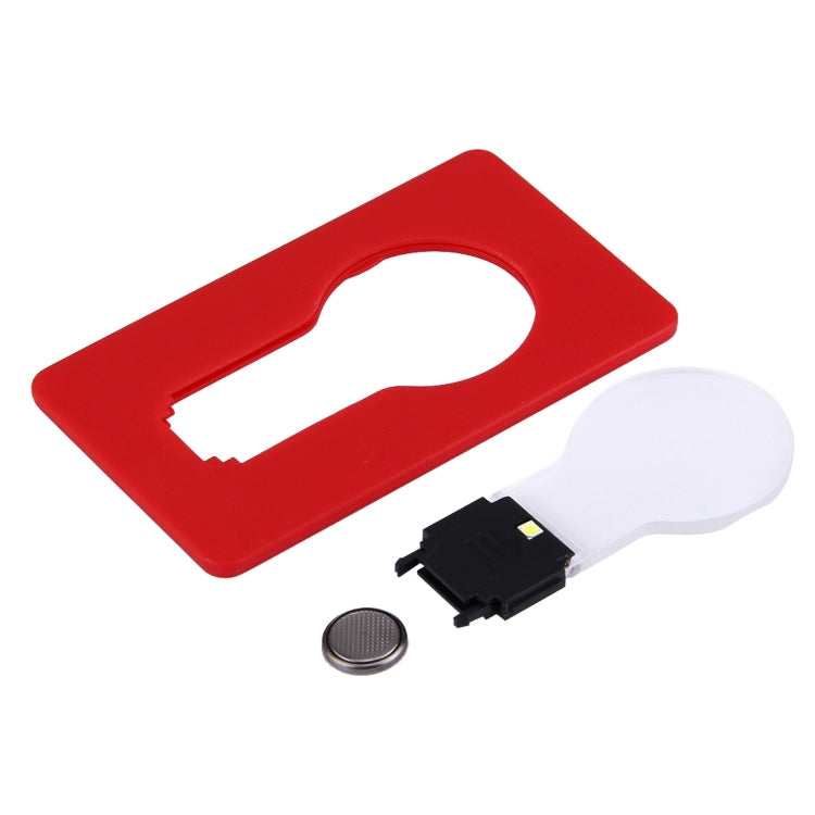 LED Pocket Lamp, Creative Ultrathin Card Light, Random Color Delivery