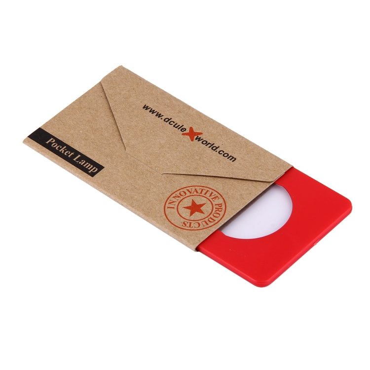 LED Pocket Lamp, Creative Ultrathin Card Light, Random Color Delivery