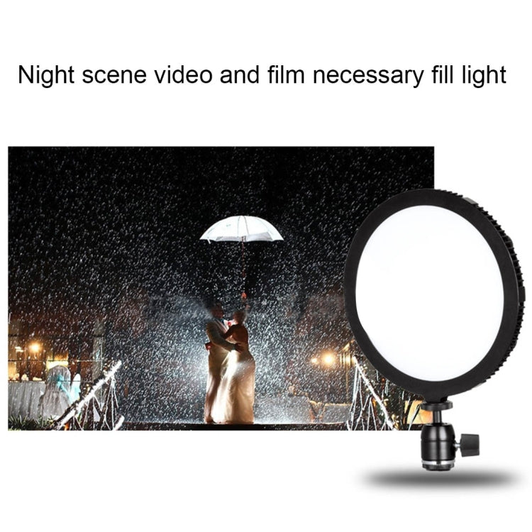 C-200RS DC7.4-14.8V 16W Circular 3200ï½ž5600K Double Color Temperature Camera LED Side Light Bulbs