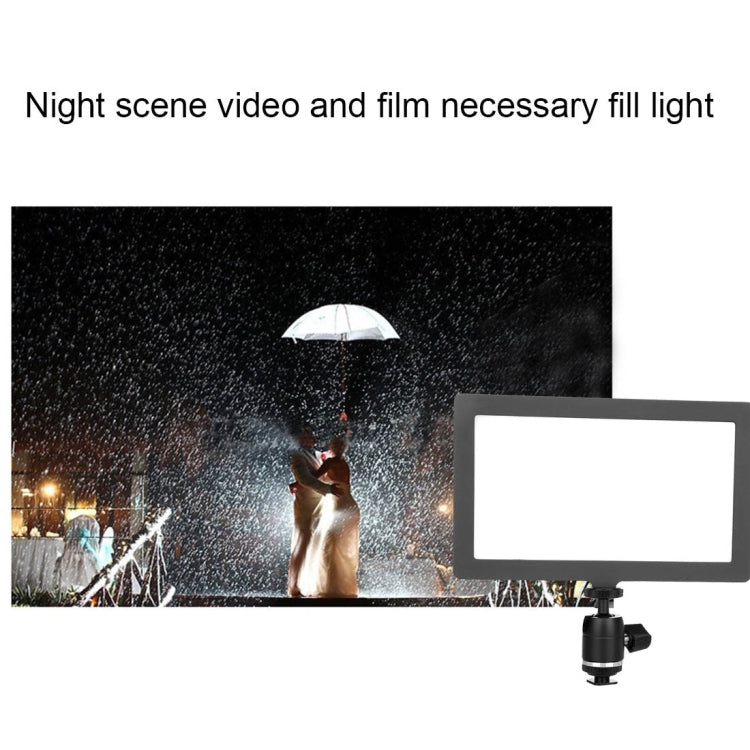 C-208A DC7.4-14.8V 16W Squared 5600K Single Color Temperature Camera LED Side Light Bulbs