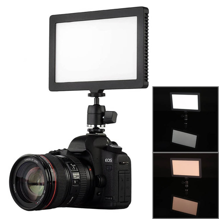 C-208AS DC7.4-14.8V 16W Squared 3200ï½ž5600K Double Color Temperature Camera LED Side Light Bulbs