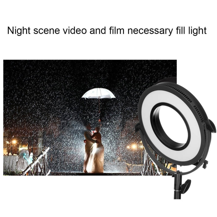 C-318RL DC7.4-14.8V 30W Adjustable Circular 5600K Single Color Temperature Camera LED Side Light Bulbs