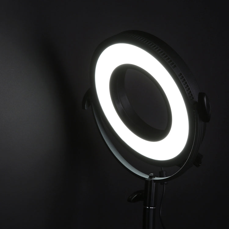 C-318RLS DC7.4-14.8V 30W Adjustable Circular 3200ï½ž5600K Double Color Temperature Camera LED Side Light Bulbs