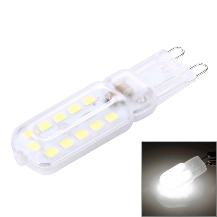 G9 3W 300LM Transparent Cover Corn Light Bulb, 22 LED SMD 2835, AC 220-240V