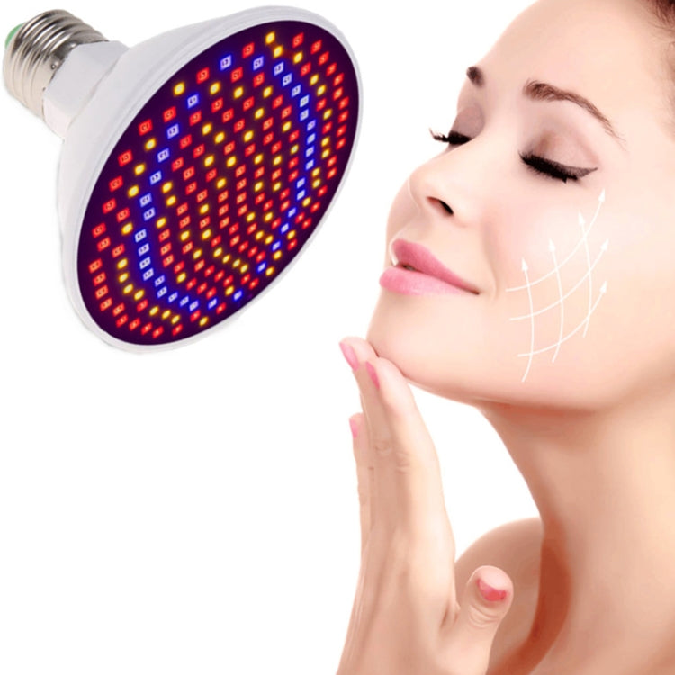 E27 20W 200 LEDs SMD 2835 Red + Blue + Yellow Light LED Beauty Lamp Lighting Face Light