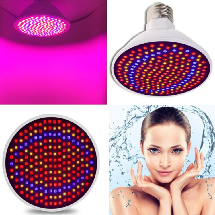 E27 20W 200 LEDs SMD 2835 Red + Blue + Yellow Light LED Beauty Lamp Lighting Face Light