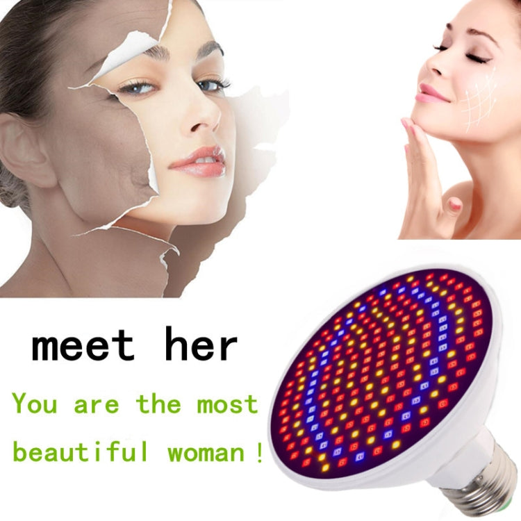 E27 20W 200 LEDs SMD 2835 Red + Blue + Yellow Light LED Beauty Lamp Lighting Face Light