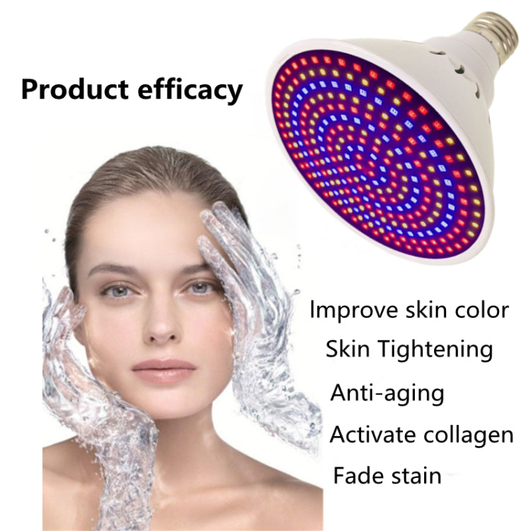 E27 26W 260 LEDs SMD 2835 Red + Blue + Yellow Light LED Beauty Lamp Lighting Face Light