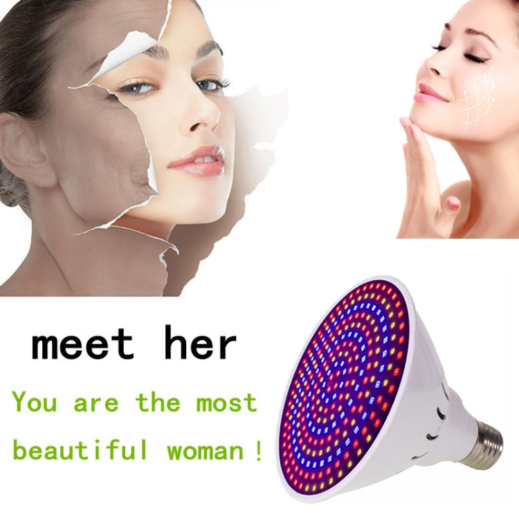 E27 26W 260 LEDs SMD 2835 Red + Blue + Yellow Light LED Beauty Lamp Lighting Face Light