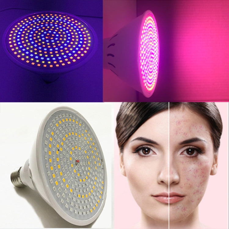 E27 26W 260 LEDs SMD 2835 Red + Blue + Yellow Light LED Beauty Lamp Lighting Face Light