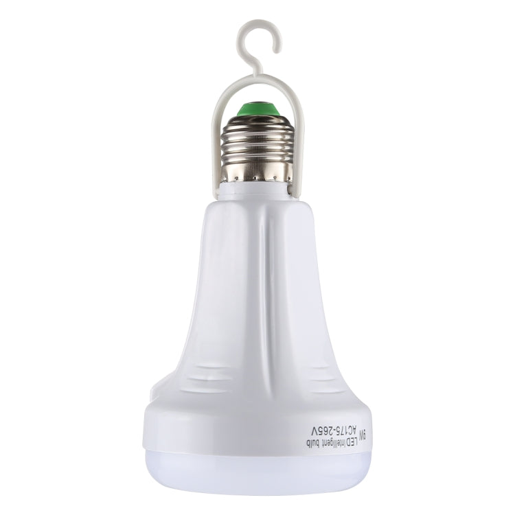 E27 9W White Light LED Bulb , Portable USB Charging Camping Emergency Flashlight with Hook, AC 175-265V