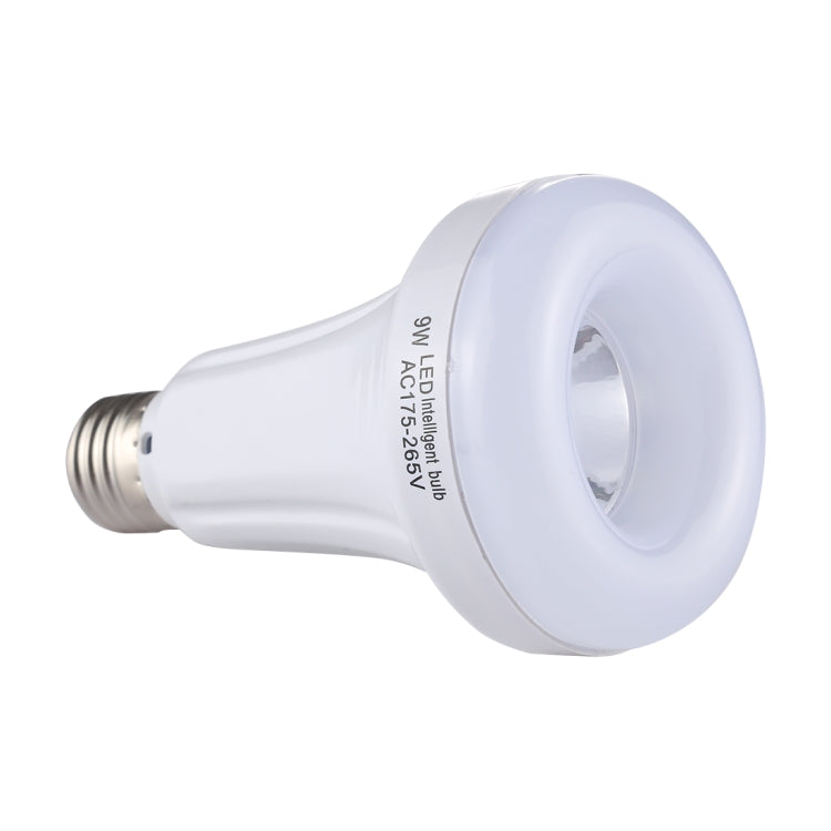 E27 9W White Light LED Bulb , Portable USB Charging Camping Emergency Flashlight with Hook, AC 175-265V