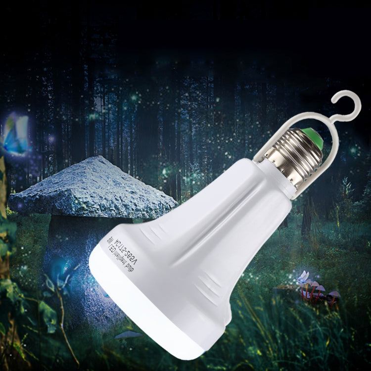 E27 9W White Light LED Bulb , Portable USB Charging Camping Emergency Flashlight with Hook, AC 175-265V