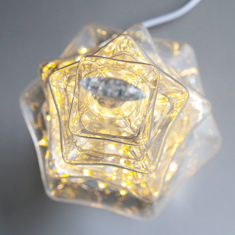 Wish Tree Warm White Light LED Night Lamp, Creative Lover Gift Three Treasures Fire Tree Honeysuckle Home Ornaments Decorative Light
