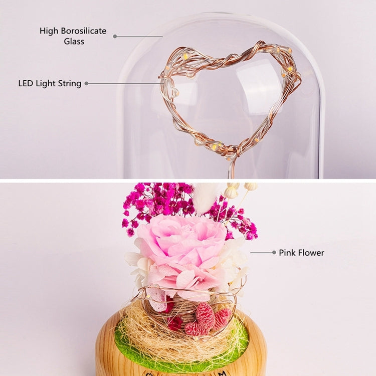 Dream Streamer Bottle LED Night Light, Rechargeable LED Decorative Table Lamp with Bluetooth Speaker Function