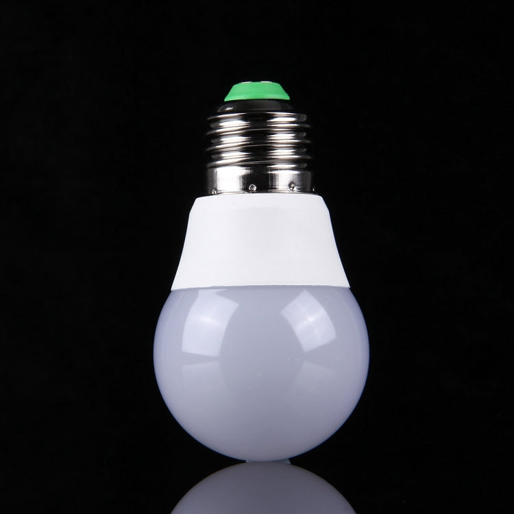 3W RGB + White Light LED Light Bulb , A50 E27 300-350LM with Remote Control, AC 85-265V