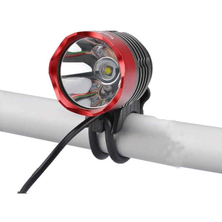 RichFire SF-90 1 LED 1000 LM CREE XM-L(T6) Cool White LED Bicycle Headlamp with Strong / Middle / Low / Fast Strobe Modes(Red + Grey)